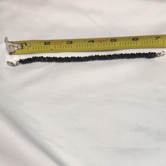 Torsade Black Spinel bracelet 7.25” - Picture 3 of 4